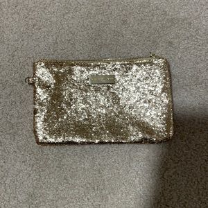 Gold sparkly clutch